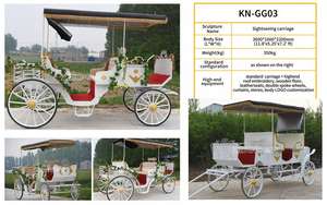 OEM Kalesa Sightseeing Horse Carriage Horse Wagon for Outdoor Sport - Product Image 3