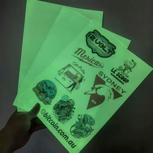Papier autocollant lumineux imprimable en vinyle, taille personnalisée A3 A4 8,5x11 pouces, pour imprimante laser et jet d'encre - Product Image 2