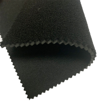 Feuille de néoprène double doublure en nylon noir de 3 mm - SBR peau lisse ou tissu d'un côté de 1 mm à 40 mm ou selon vos besoins CN;GUA Vastop