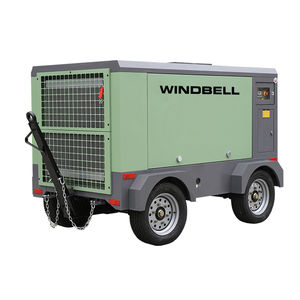 <span class=keywords><strong>Compresseur</strong></span> d'air à vis portable diesel et électrique à quatre roues, 400 CFM, 10 bars, pour le sablage - Product Image 2