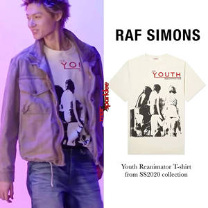 Camiseta Cortis Martin Estilo Raf Simons 20ss Juvenil con Estampado Vintage de la Banda Reanimator y Personajes - Product Image 5