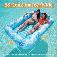 Piscine gonflable extra large pour bronzage, transat flottant pour adultes, bain de soleil gonflable, radeau de relaxation