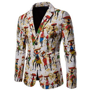 Costume à impression numérique 3D personnalisé pour hommes veste blazer à sublimation pour hommes blazers italiens de haute qualité pour hommes - Product Image 4