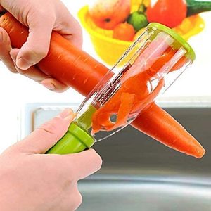 Kitchen Gadgets Fruit Peelers and Cutter with Storage Box Apple Vegetable Potato Peeler