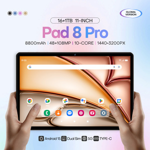 11-inch <span class=keywords><strong>Android</strong></span> 15 Máy tính bảng với 16GB Ram 10-Core MTK Bộ vi xử lý điện dung màn hình cảm ứng USB Type-C sạc 4G Mạng Sản phẩm mới - Product Image 4