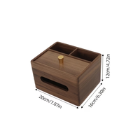 Boîte à mouchoirs en bois gravée, porte-mouchoirs de haute qualité en noyer du Nord, organisateur de mouchoirs en bois adapté, boîte à mouchoirs en noyer.