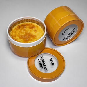 Caja <span class=keywords><strong>de</strong></span> Embalaje Redonda para Pastel <span class=keywords><strong>de</strong></span> <span class=keywords><strong>Queso</strong></span> con Logotipo Personalizado, <span class=keywords><strong>de</strong></span> Calidad Alimentaria, con Ventana Transparente y Tapa Desechable para Pastelería - Product Image 4