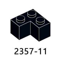 N°2357 Briques de construction d'angle 2x2, 100g/sac, compatibles avec les grandes marques de jouets