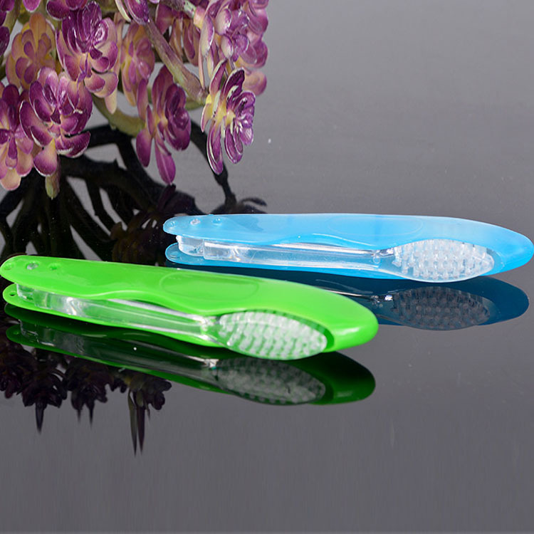Travel Disposable Nylon Folding Toothbrush Soft