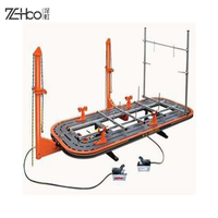 Promotion Mi-Année ZeHoo : Équipement de Réparation de Carrosserie Automobile, Machine à Redresser les Châssis de Voitures en Plaque de Manganèse, Modèle Z-600 10 Tonnes