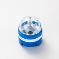 USB Portable Disco DJ Party Stage Light 3 Couleurs Rotation Lumière Stroboscopique avec Télécommande Activé Par Le Son Commutateurs Inductifs
