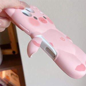 Custodia Morbida in TPU a Forma di Maialino Rosa per iPhone 17 Pro Max 16 Plus 15, <span class=keywords><strong>Cover</strong></span> Protettiva Anti-Caduta con Cartone Animato Carino per <span class=keywords><strong>Apple</strong></span> 14 13 <span class=keywords><strong>12</strong></span> - Product Image 4