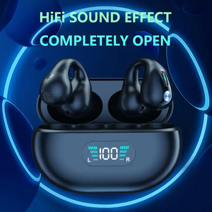 Modello privato Q80 X22 Wireless Clip-on senza orecchie TWS conduzione ossea cuffie sportive LED batteria indicatore Non impattante sulle orecchie - Product Image 2