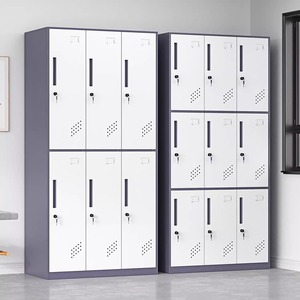 Tủ đựng đồ văn phòng hiện đại nhiều ngăn dành cho túi thể thao, ký túc xá nhân viên, nhà tắm, giày dép, chất liệu thép - Product Image 1
