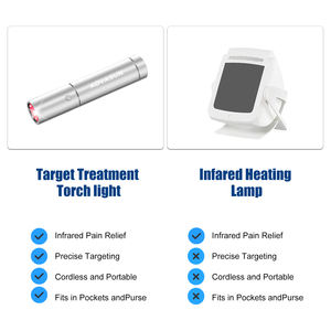 Ideatherapy handy TL09-A 630:660:850nm充電式赤色光療法ワンド赤色光療法トーチペットと人間の痛みの緩和 - Product Image 4
