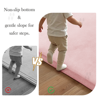 Tapis d'activités pour enfants 2026 anti-chute, en mousse à pente amovible, tapis antidérapant avec housse lavable, tapis tatami
