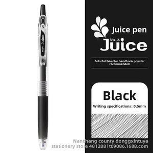 Bolígrafo de <span class=keywords><strong>gel</strong></span> retráctil de secado rápido de 0,5mm para estudiantes pilotos, cuerpo de plástico negro con diseño de animales para práctica de exámenes - Product Image 6