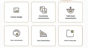 Mobile <span class=keywords><strong>da</strong></span> Bagno di Lusso Moderno in Lastra di Roccia con <span class=keywords><strong>Lavabo</strong></span> Senza Saldature e <span class=keywords><strong>Design</strong></span> Integrato Personalizzabile a Lavandino Singolo o Doppio - Product Image 6