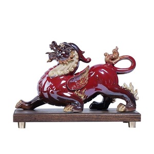 Msh Một Mới Trung Quốc Phong Cách Gốm Pixiu Trang Trí Với Tốt Lành Ý Nghĩa Cho Văn Phòng - Product Image 5