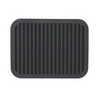 Tapis de protection en silicone résistant à la chaleur, antidérapant, imperméable, pour comptoir de cuisine, tapis de séchage réutilisable pour vaisselle