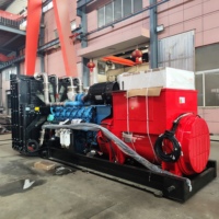 Générateur diesel à châssis ouvert Baudouin Weichai 1000KW 1250KVA à alimentation primaire haute pression Common Rail pour usine de ciment minière