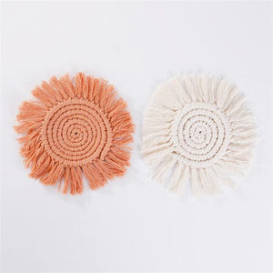 STOCK! Tapis <span class=keywords><strong>de</strong></span> tasses, tasses, dessous <span class=keywords><strong>de</strong></span> verre <span class=keywords><strong>de</strong></span> style bohème, fait à la main, napperon esthétique - Product Image 3