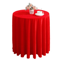 Nappe en velours épais de luxe nappe en velours de couleur unie nappes rondes personnalisées vertes