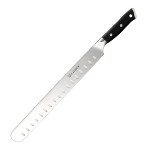 Cuchillo profesional para cortar carne, hoja <span class=keywords><strong>de</strong></span> acero al carbono, cuchillo para rebanar jamón con mango ergonómico - Product Image 2
