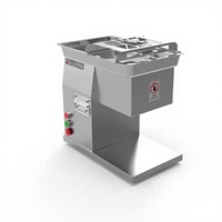Nouvelle trancheuse à viande électrique de qualité professionnelle 220V, coupe-viande de bœuf, lames en acier inoxydable, épaisseur réglable, découpe automatique de la viande