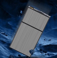 Étui à cigarettes métallique fin et portable pour homme avec briquet rechargeable coupe-vent et résistant à l'humidité, lot de 20, gravure laser personnalisée