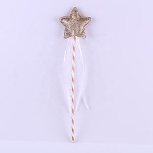 Varita Mágica de Hada con Estrella de Cinco Puntas, Adorno para Disfraces de Princesa, Regalo para Niños, Graduación, Ramadán, Disfraz de Ángel con Lentejuelas, Hecho a Mano - Product Image 2