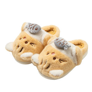 Pantoufles pour femmes, nouvelle collection automne-hiver 2025, motif panda mignon, chaudes et douces, à semelle épaisse, pour filles - Product Image 4