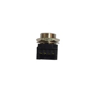 Conector de PCB en ángulo de montaje en panel mini XLR de 4 pines 90 grados en ángulo recto