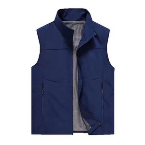 Gilet de travail extérieur respirant personnalisé avec logo imprimé, multi-poches, sans manches, pour photographe, pêcheur, gilet utilitaire - Product Image 4