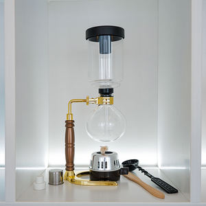 Outils de siphon à café <span class=keywords><strong>3</strong></span>/5 tasses Pot Siphon de table Filtre à café Siphon Cafetière - Product Image 6