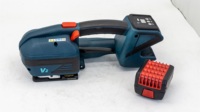 Machine à sangler électrique portative HIGHTOP V2 compatible avec les sangles PP PET de 13 à 16 mm avec scellage par fusion à friction