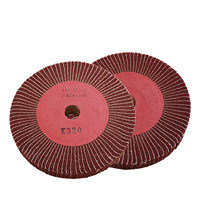 Disque abrasif de 6 pouces pour polissage de bijoux, disque de ponçage et de lustrage pour meuleuse, outils de fabrication de bijoux, disque à lamelles en fibre de nylon épaisse