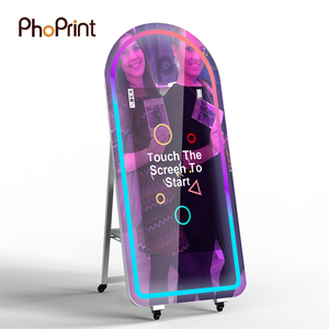 Miroir Magique <span class=keywords><strong>Photo</strong></span> Booth Phoprint Léger avec LED, Appareil <span class=keywords><strong>Photo</strong></span> et <span class=keywords><strong>Imprimante</strong></span> - Product Image 3