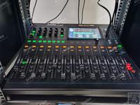 Mezclador de Audio Profesional Digital Accuracy Pro Audio Mini Echo Amplifier, Consola Mezcladora de 2 Grupos de 8 Canales, Controlador de Sonido para DJ