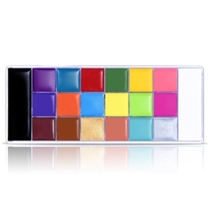 <span class=keywords><strong>Pintura</strong></span> Corporal en Crema, Maquillaje Profesional Mate, Resistente al Agua y de Larga Duración, <span class=keywords><strong>Pintura</strong></span> Facial para Fiestas, Halloween, Cosplay, Maquillaje de <span class=keywords><strong>Payaso</strong></span> - Product Image 2