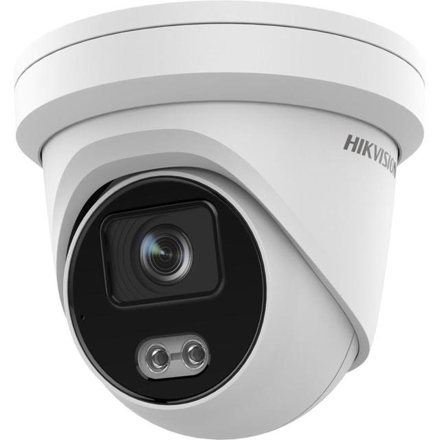 Hik Original DS-2CD2347G2-L 4MP ColorVu AcuSense Built-in MIC PoE IP Turret Network Camera Full Night Color 2.8mm/4mm Lens