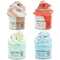 Argile à modeler filable, Argile nuage, Argile crème glacée, Argile soie, Slime mille-brins, Argile colorée DIY pour jeunes, best-seller AMZ fabriqué en Chine