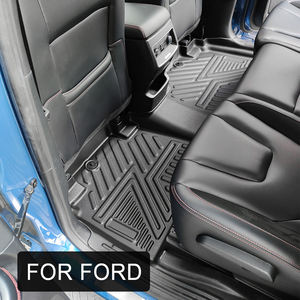 Tapis de sol de voiture personnalisés en TPE 5D antidérapants et imperméables, ensemble complet 4 pièces avant et arrière, pour <span class=keywords><strong>Ford</strong></span> EDGE 2013 et plus - Product Image 3