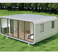 Maison préfabriquée personnalisée en conteneur extensible de 20 pieds ou 40 pieds avec cuisine, villa, logement préfabriqué, maisonnette portable, maison mobile