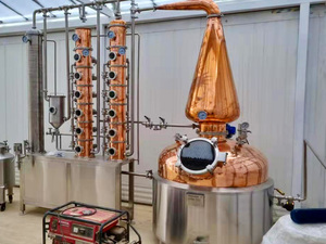 100L 200L 500L 1000L เครื่องทำเครื่องกลั่นแอลกอฮอล์<span class=keywords><strong>เหล้า</strong></span>รัมวิสกี้บรั่นดีสุราวอดก้า - Product Image 3