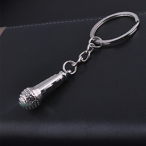 出售热麦克风金属钥匙扣促销礼品钥匙扣定制标志 - Product Image 4