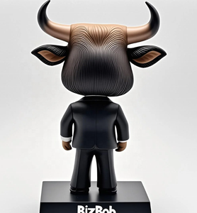 رأس حيوان ملتوي Bobblehead الراتنج-زينة عطلة فريدة من نوعها ومكتب الحسنات - Product Image 4