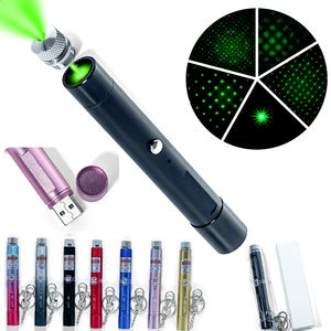 Pointeur laser vert pour chantier de construction |   Conception mini robuste avec faisceau longue portée pour l'indication en extérieur - Product Image 1