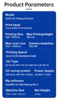 Imprimante numérique UV à plat A2 pour étiquettes, avec tête I3200, 7,6 m²/h, pour films, papiers, PVC et articles en bouteille