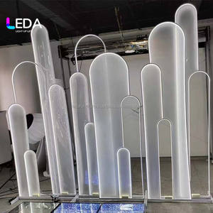 LEDA Personnalisé Haute Montagne Eau Courante Design Unique Décoration de Scène de Mariage Evénement Arche Métallique en Fer Forgé - Product Image 3